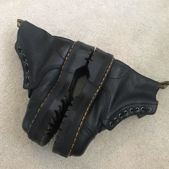 Dr. Martens Sinclair Zip Front Platform Boots - Picture 2 of 5